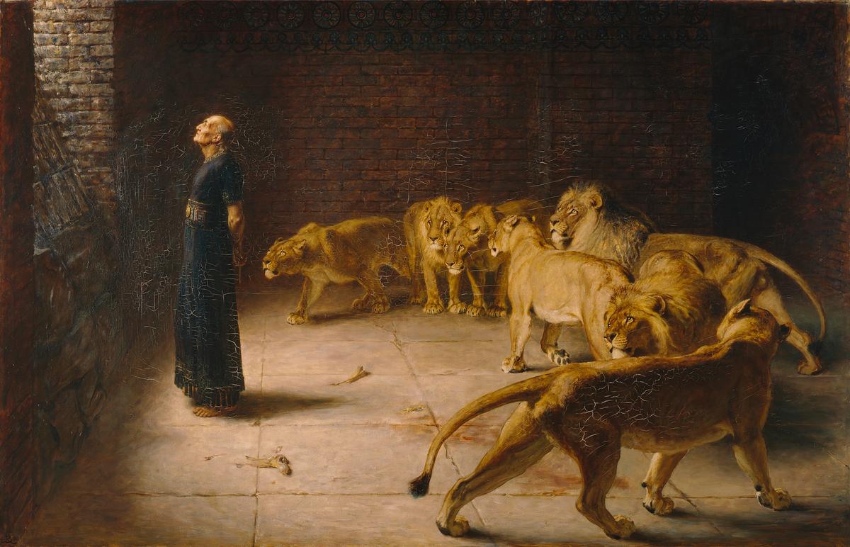 Daniel's Answer to the King — Briton Rivière